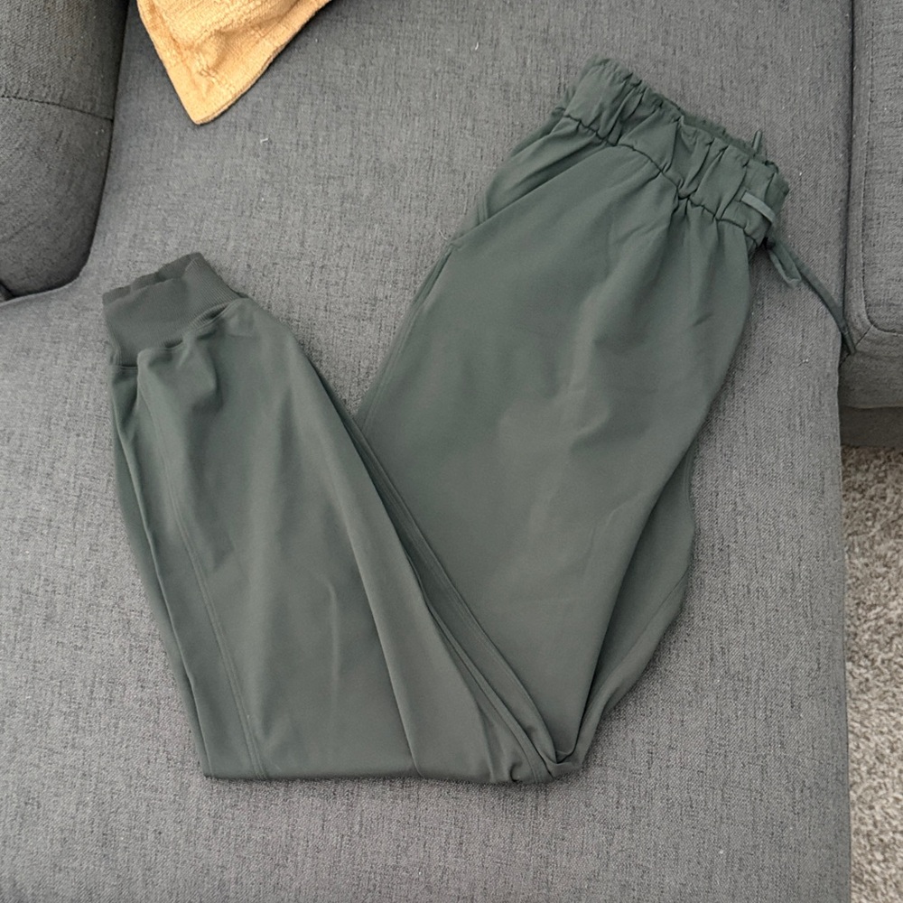 Lululemon Olive Green Drawstring Jogger Pants